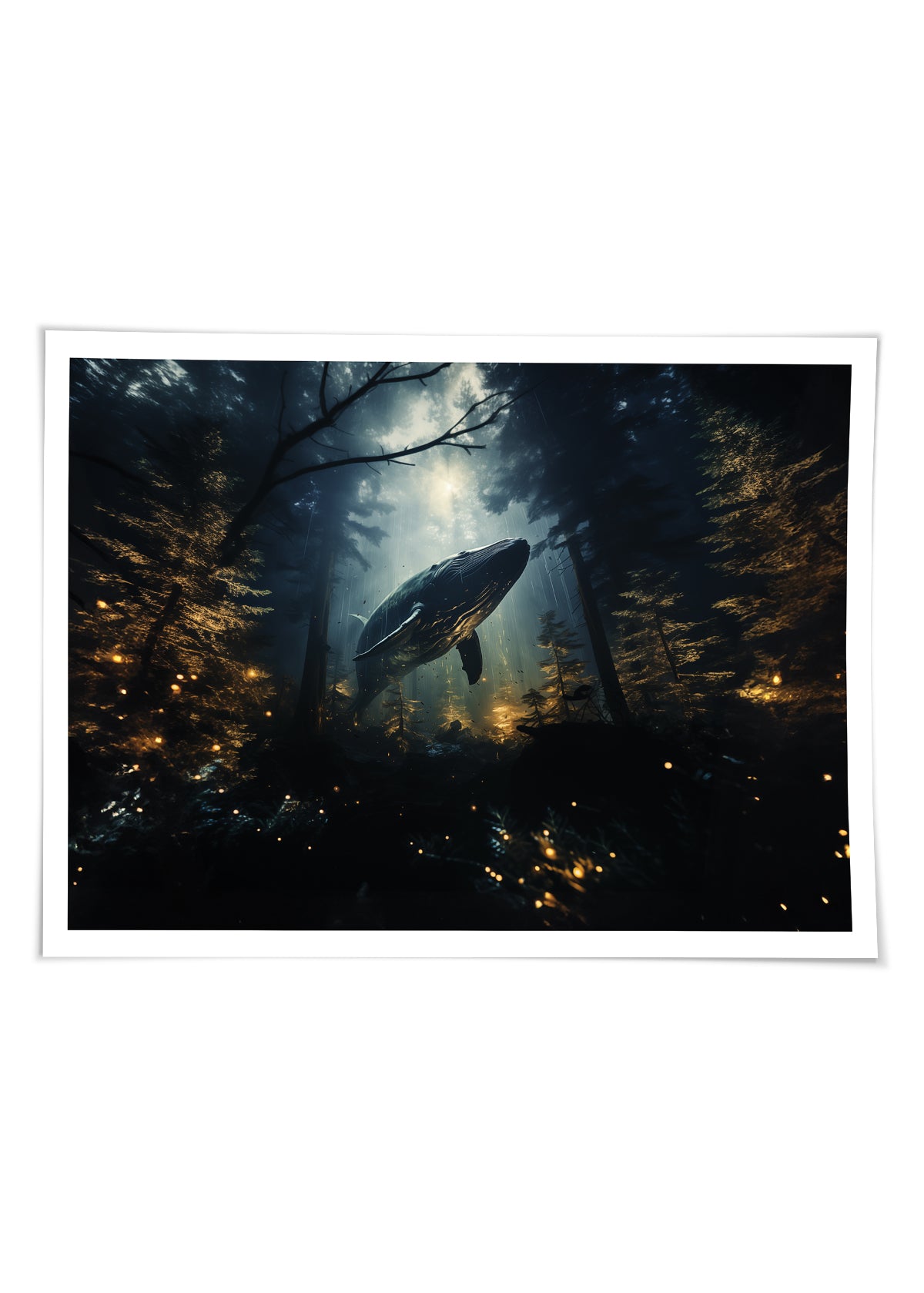 Whale in forest No. 2