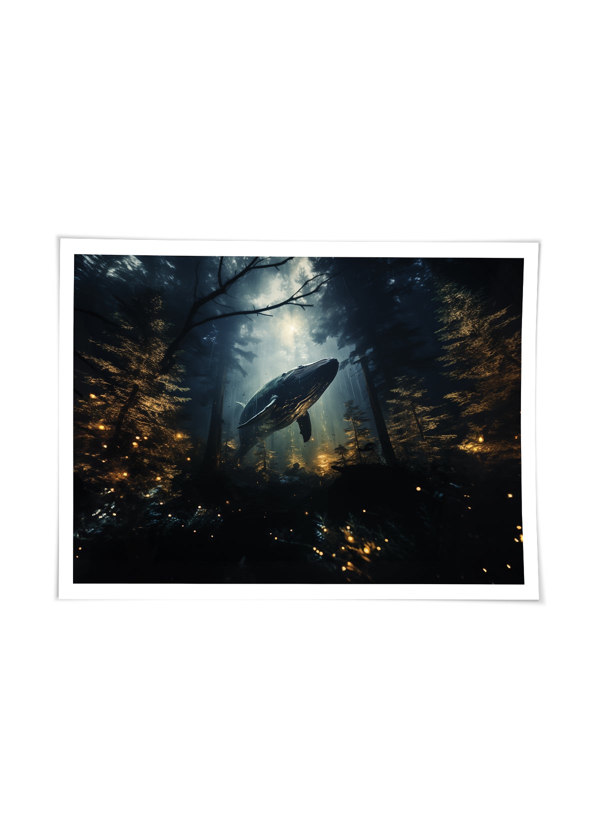 Whale in forest No. 2