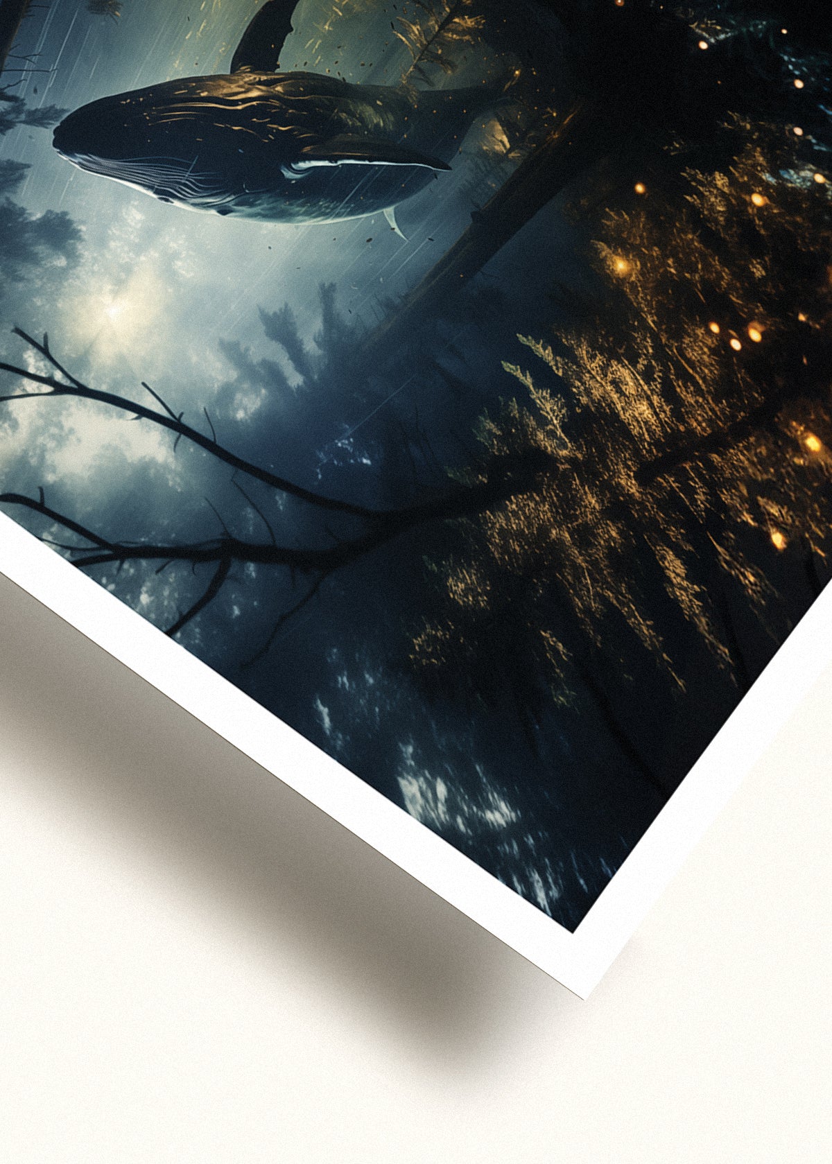 Whale in forest No. 2