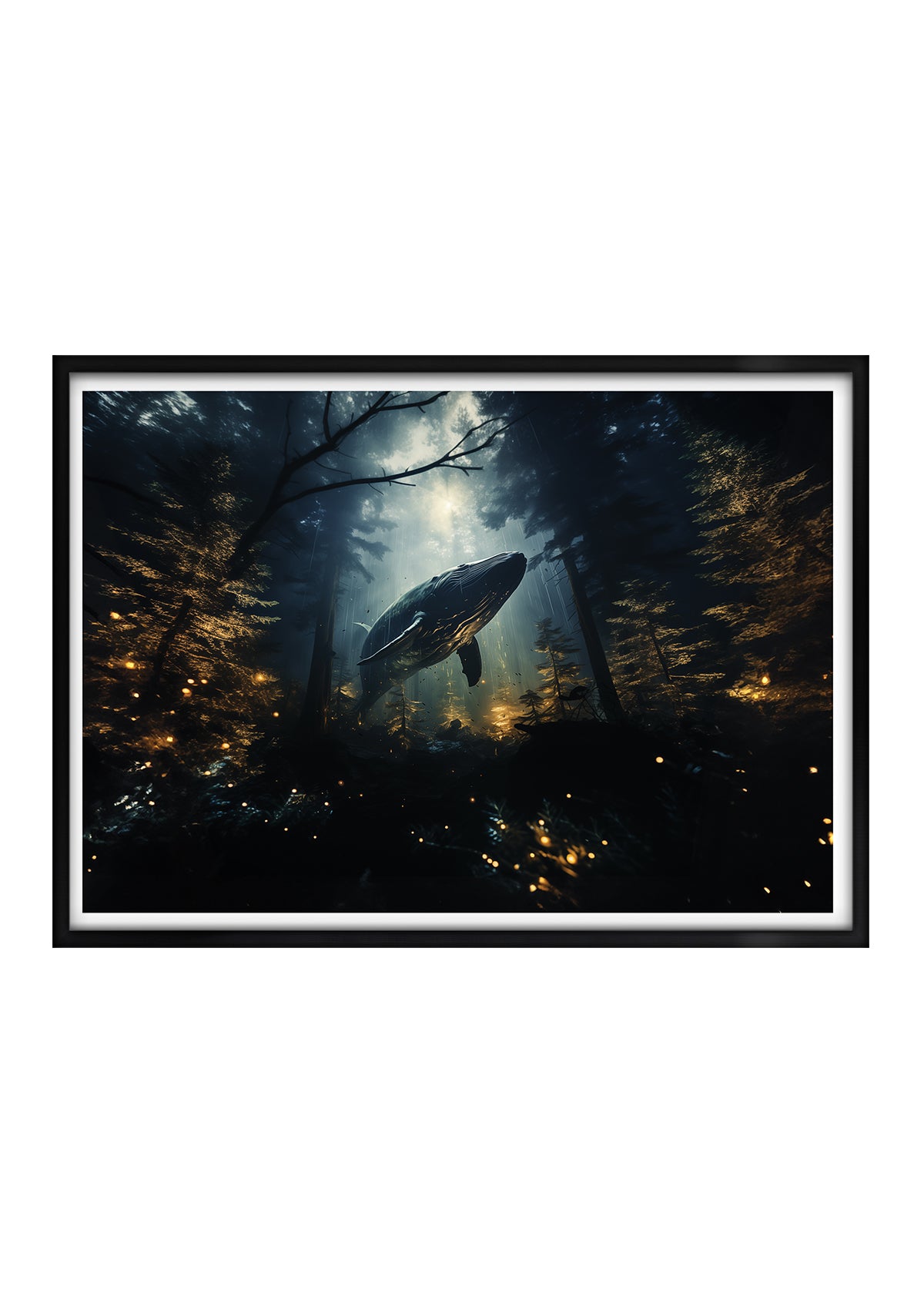 Whale in forest No. 2