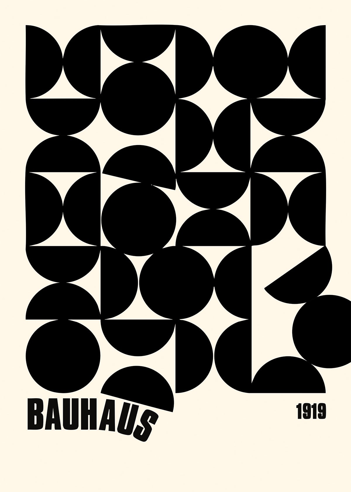 Bauhaus 1919 Black