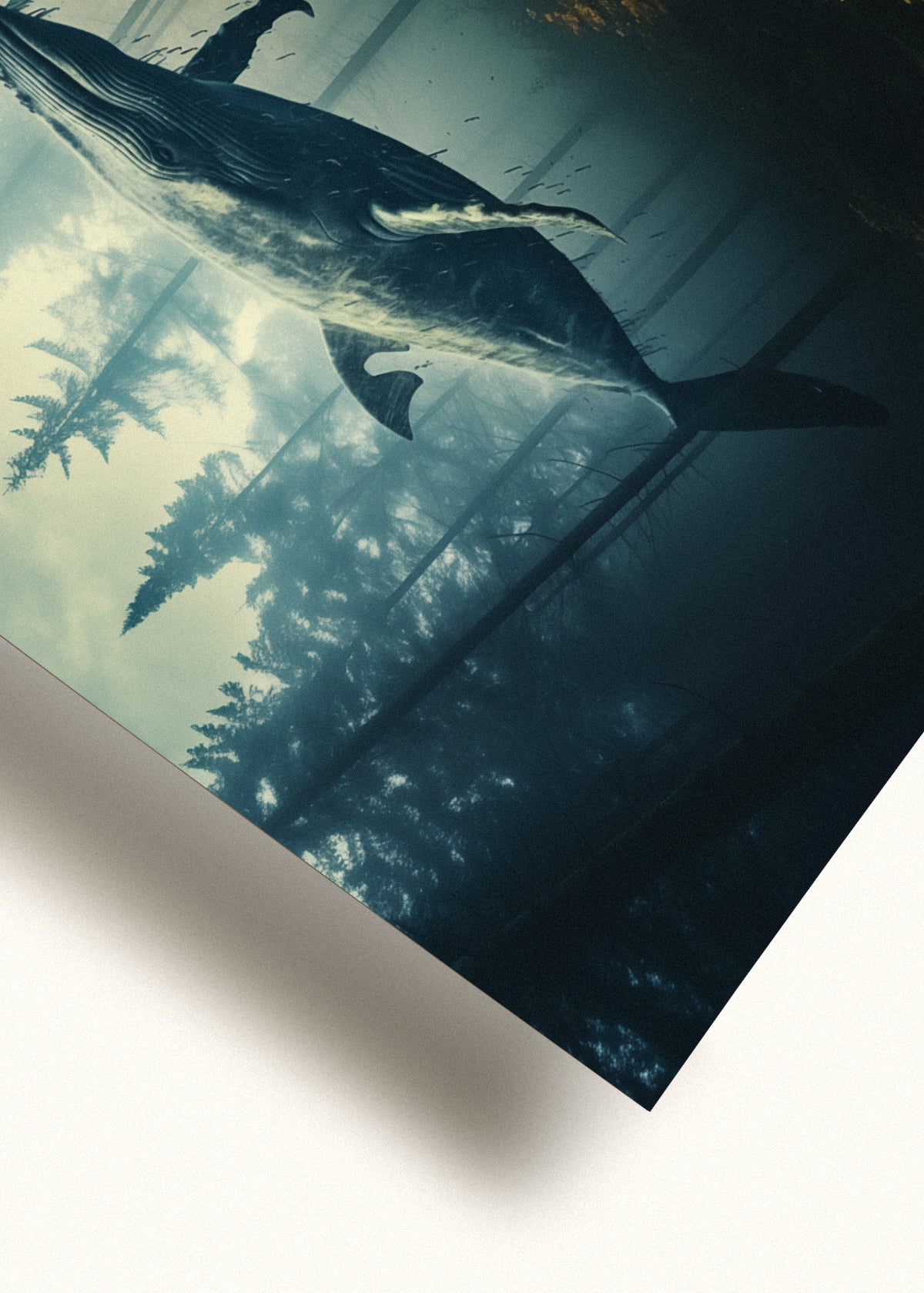 Whale in forest No. 3