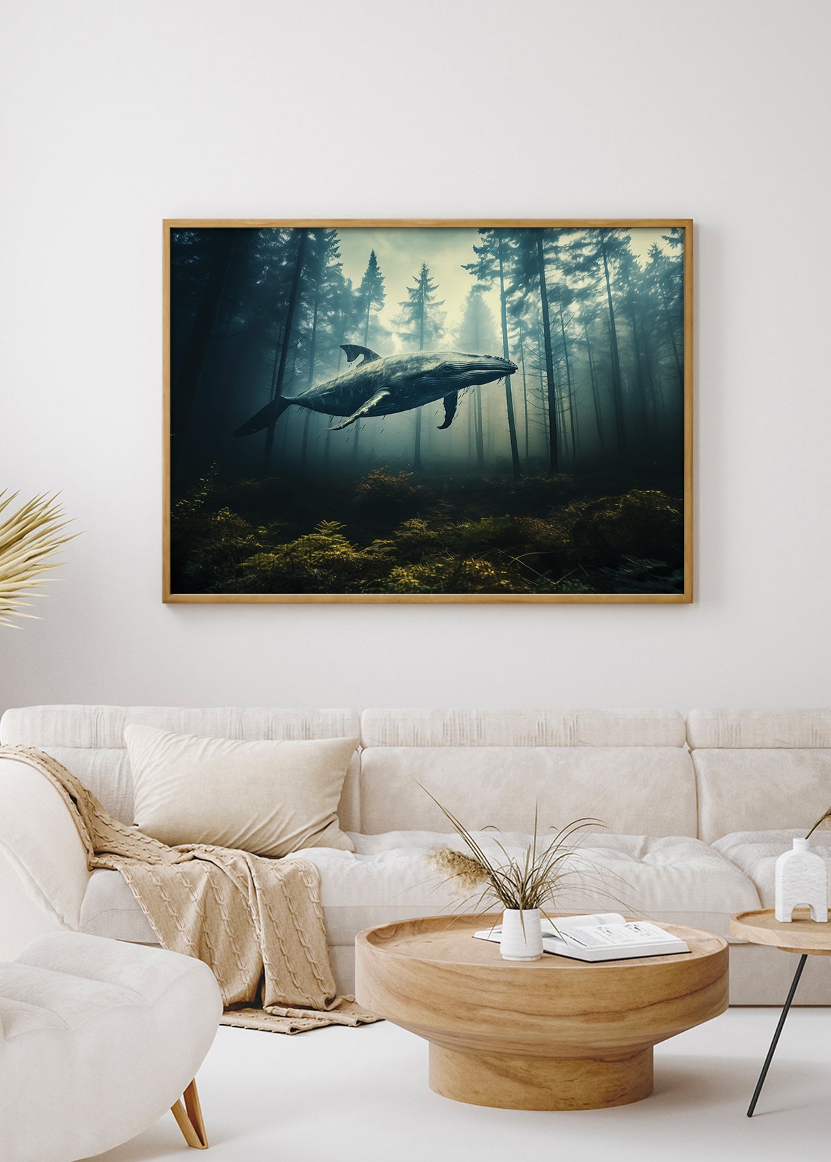 Whale in forest No. 3