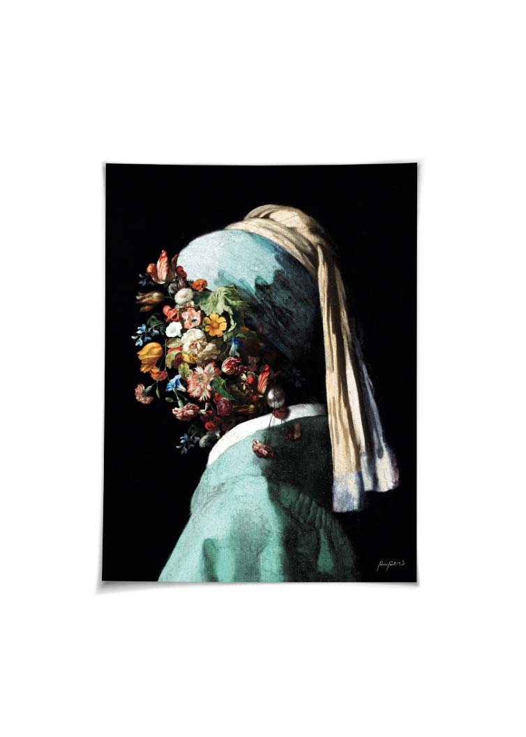 Girl with the pearl earring - Flowergirl edition
