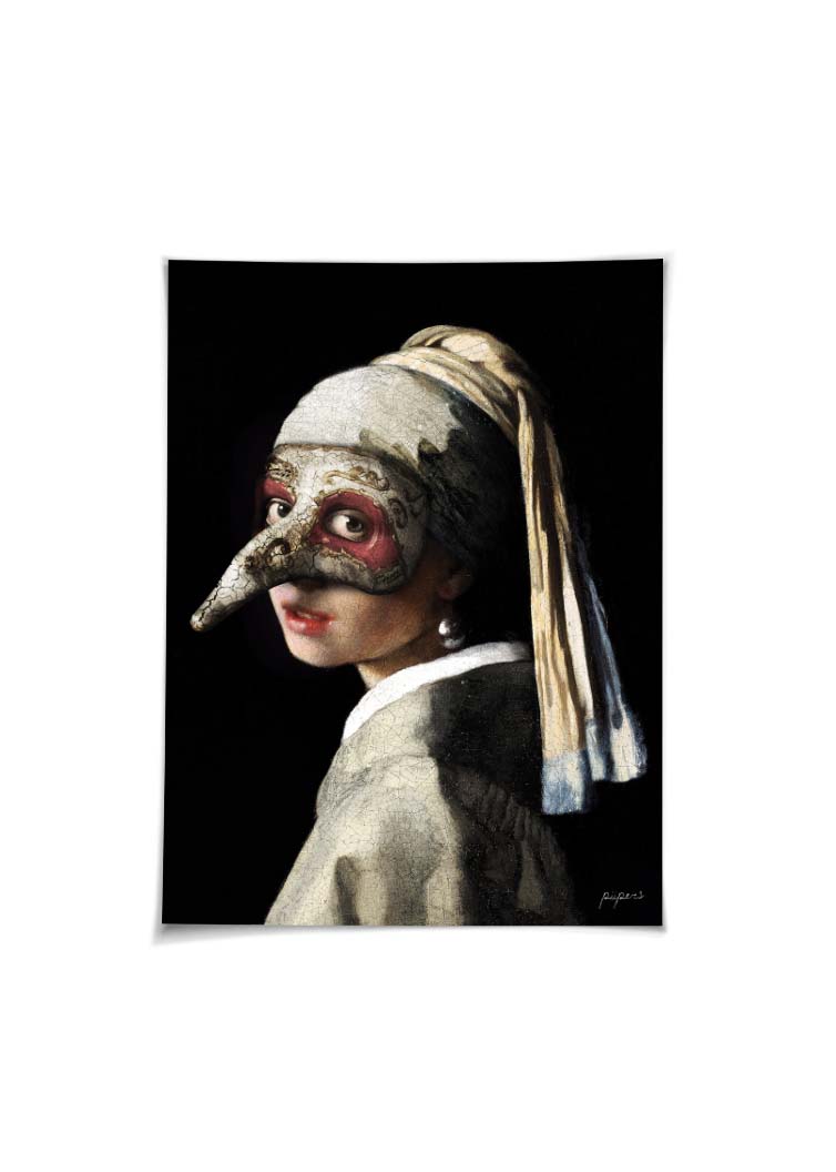 Girl with the pearl earring - Masquerade edition