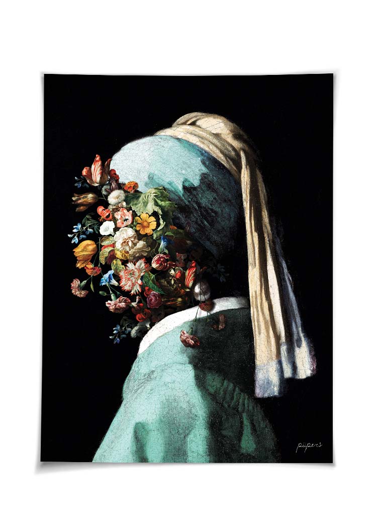 Girl with the pearl earring - Flowergirl edition