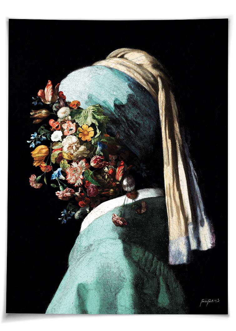 Girl with the pearl earring - Flowergirl edition