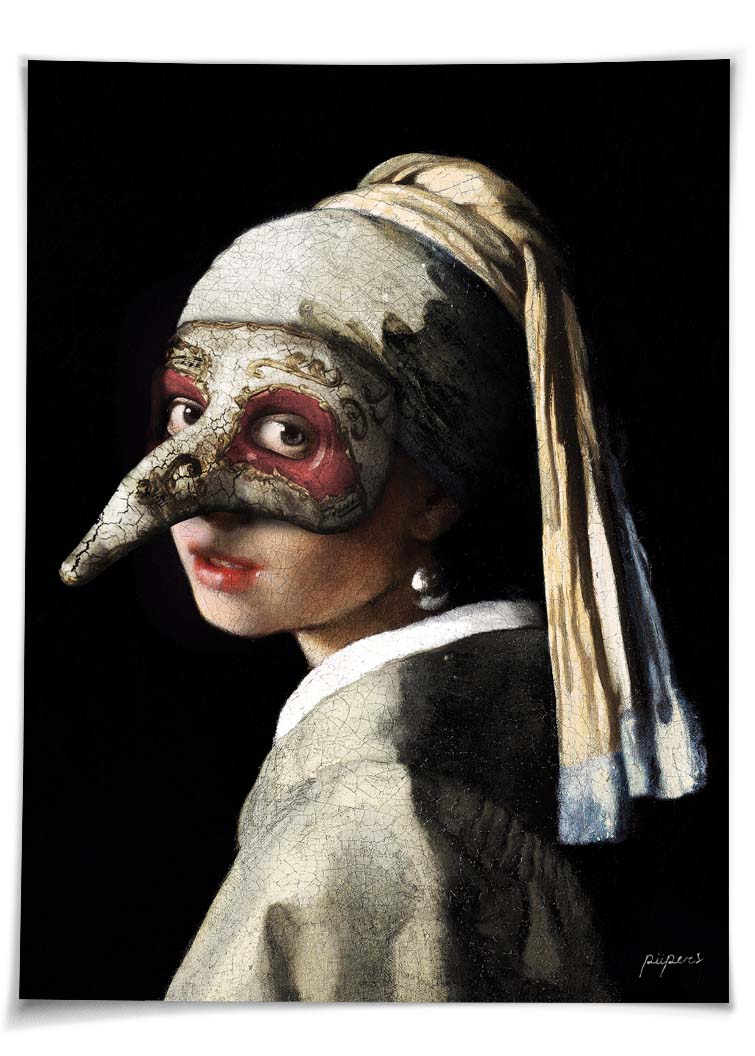 Girl with the pearl earring - Masquerade edition