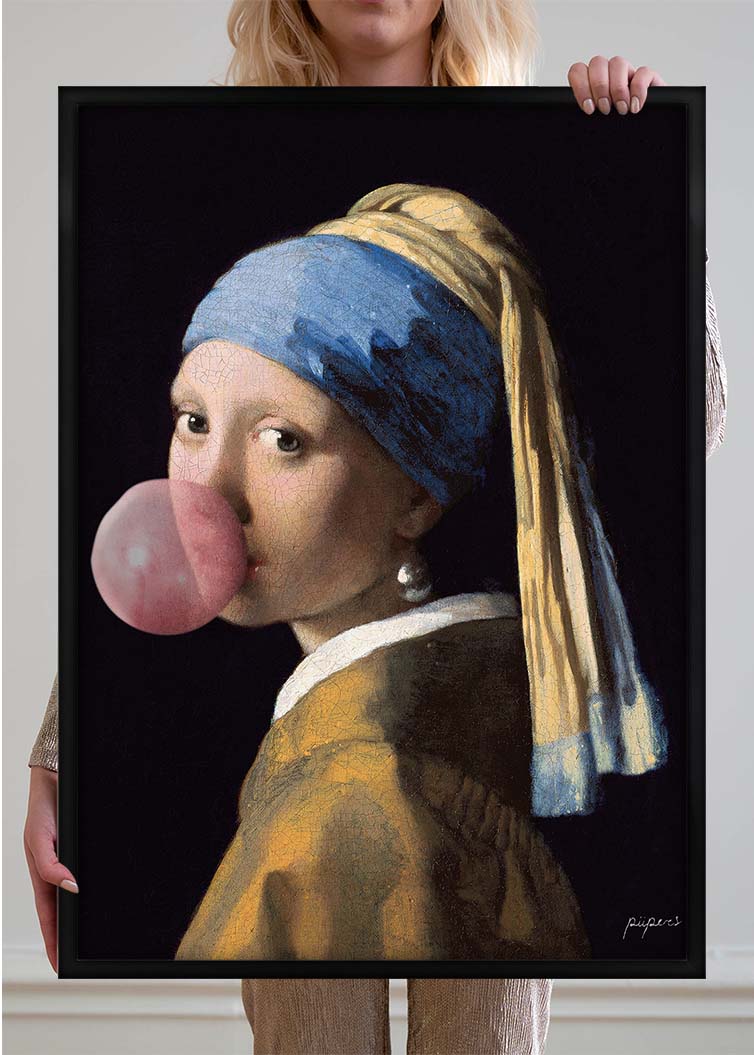 Girl with the pearl earring - Bubblegum edition