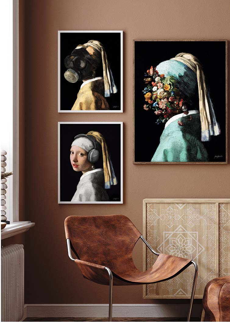 Girl with the pearl earring - Flowergirl edition