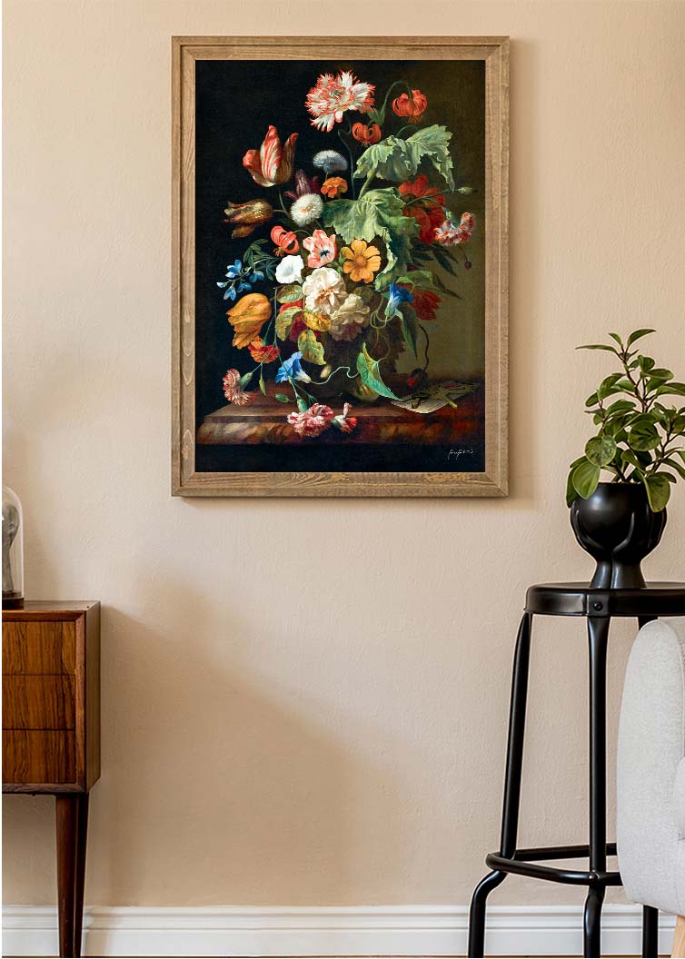 Travel life with flowers