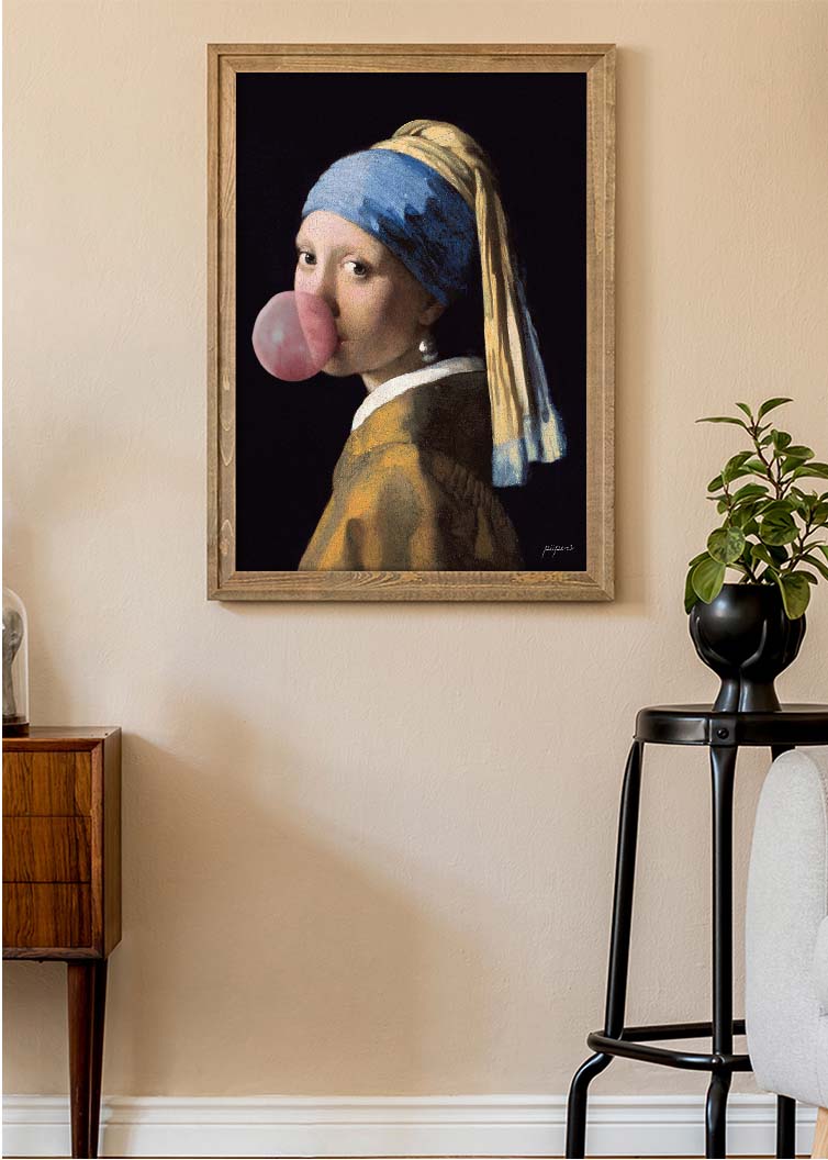 Girl with the pearl earring - Bubblegum edition