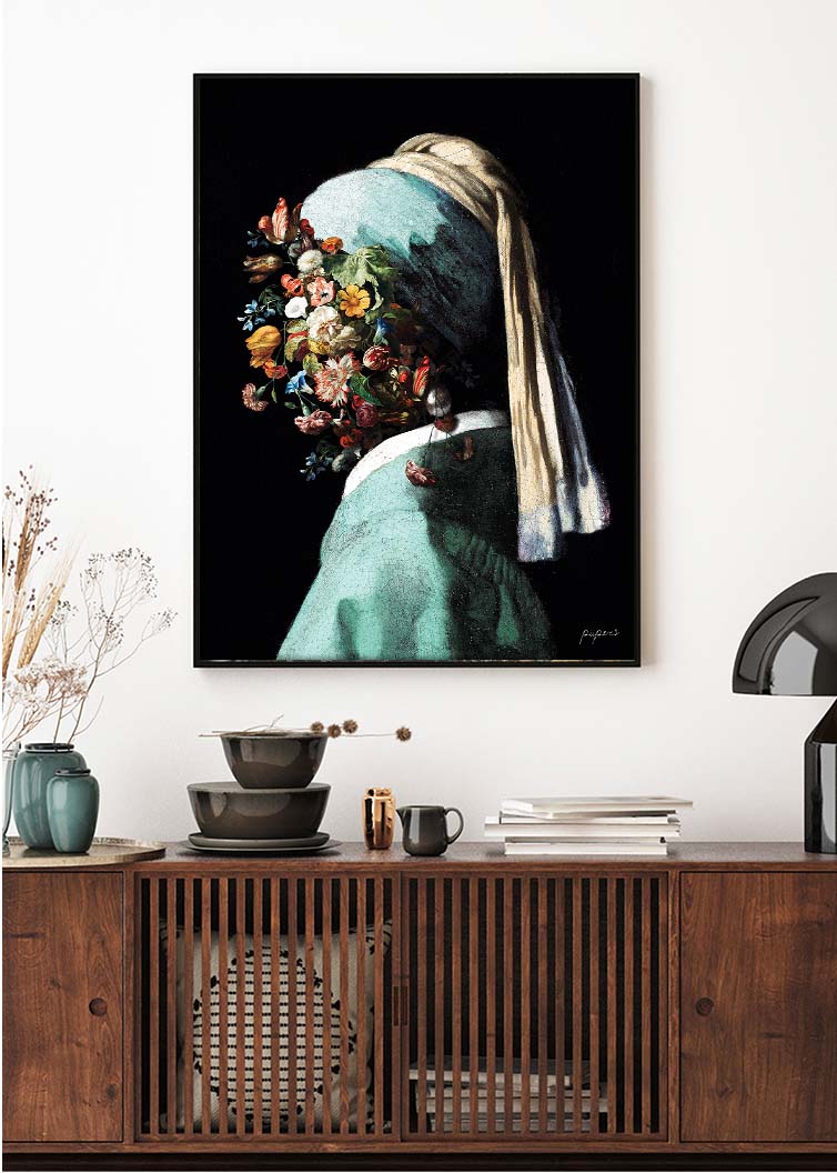 Girl with the pearl earring - Flowergirl edition