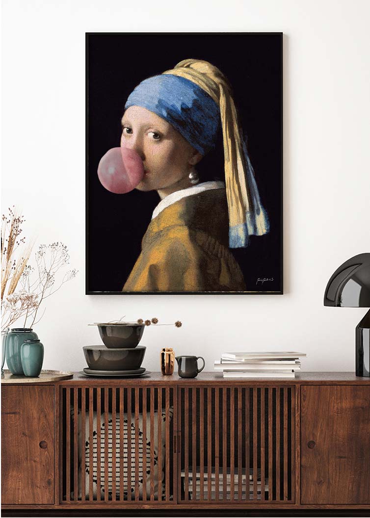 Girl with the pearl earring - Bubblegum edition