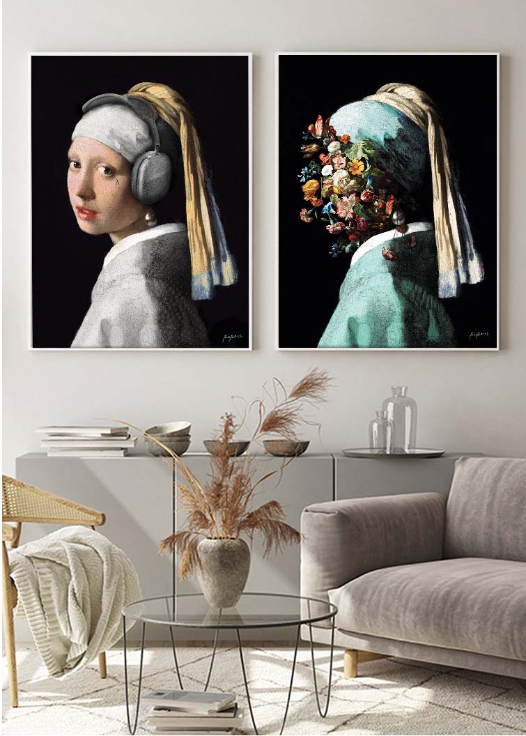 Girl with the pearl earring - Flowergirl edition