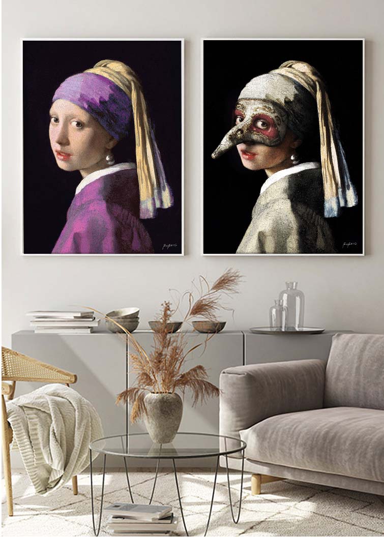 Girl with the pearl earring - Masquerade edition