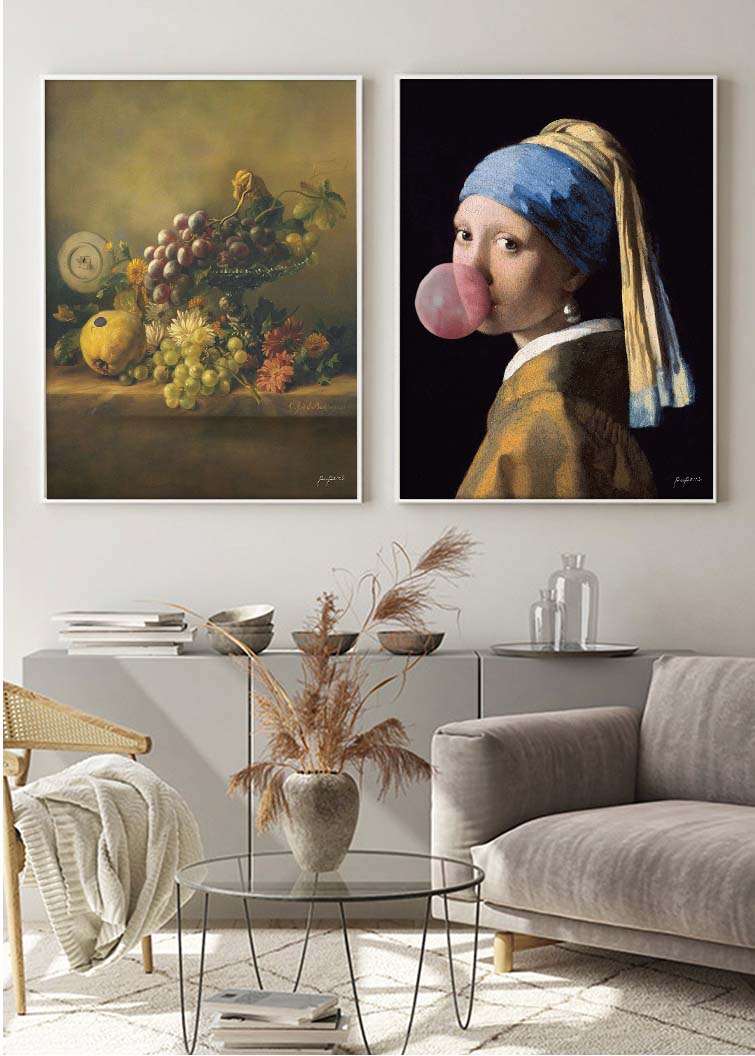 Girl with the pearl earring - Bubblegum edition
