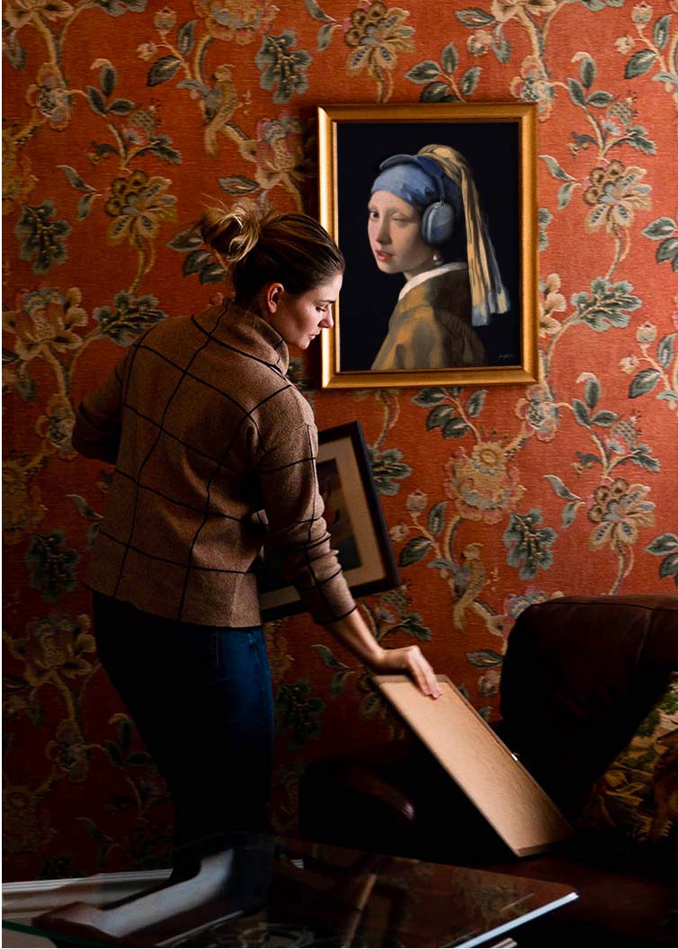 Girl with the pearl earring - Flirty edition