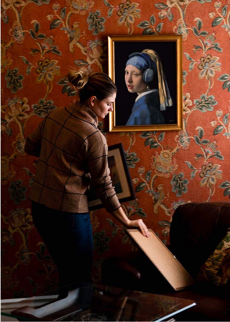 Girl with the pearl earring - Blue Flirt edition