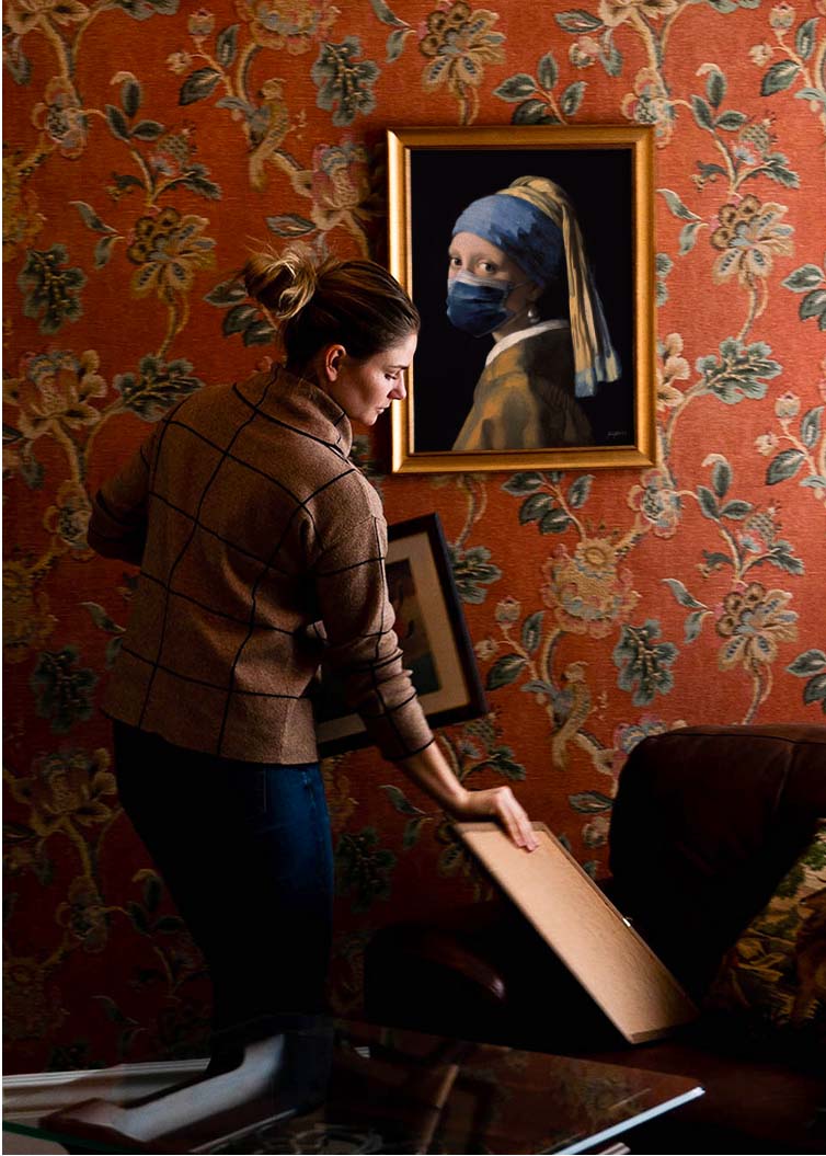 Girl with the pearl earring - The mask edition