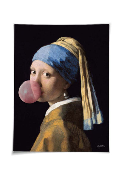 Girl with the pearl earring - Bubblegum edition