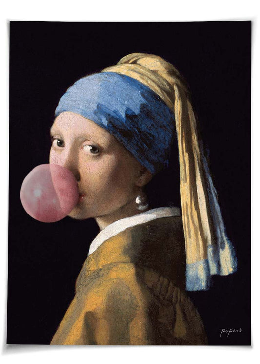 Girl with the pearl earring - Bubblegum edition