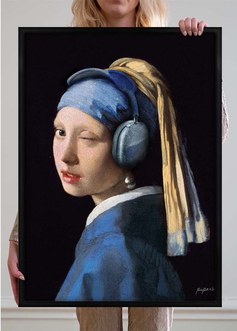 Girl with the pearl earring - Blue Flirt edition