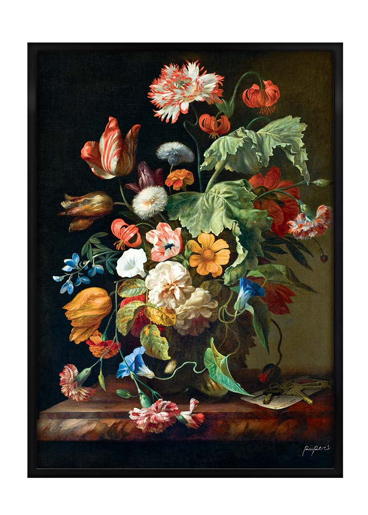 Travel life with flowers