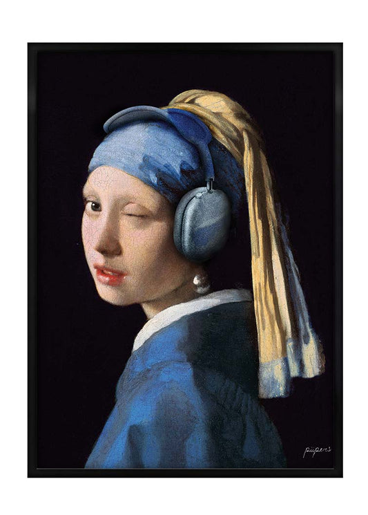 Girl with the pearl earring - Blue Flirt edition