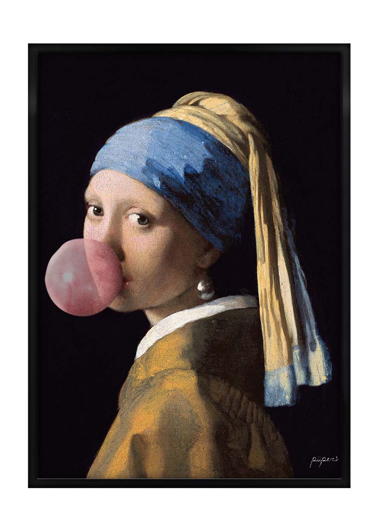 Girl with the pearl earring - Bubblegum edition