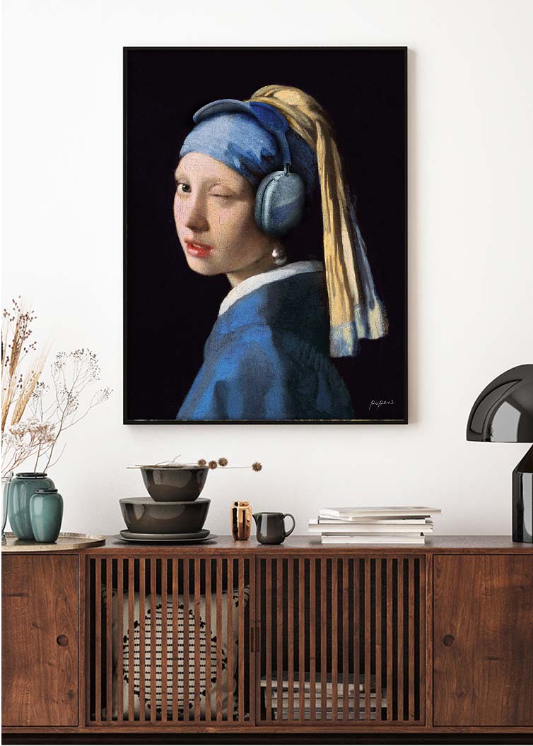 Girl with the pearl earring - Blue Flirt edition