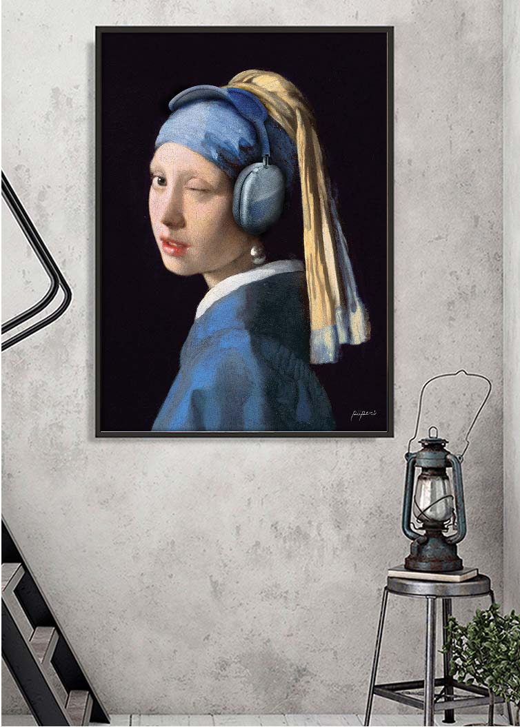 Girl with the pearl earring - Blue Flirt edition